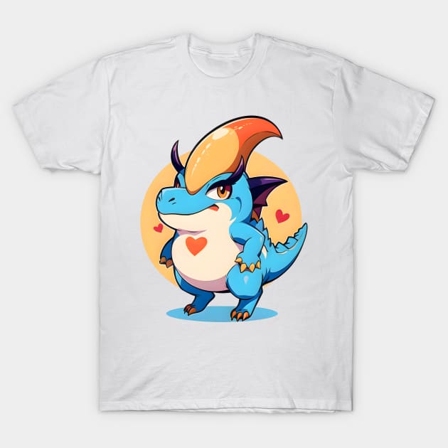 Fun Cartoon Dino 03 T-Shirt by CGI Studios